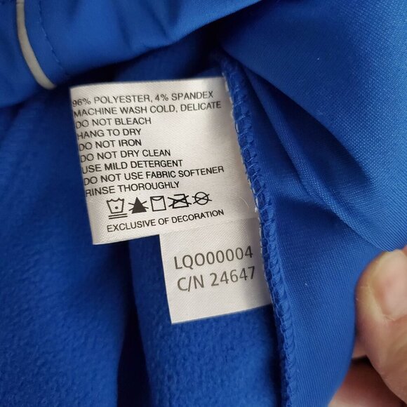 Clique Womens Soft Shell Blue Jacket Size Small LQO00004 NWT - Picture 7 of 7